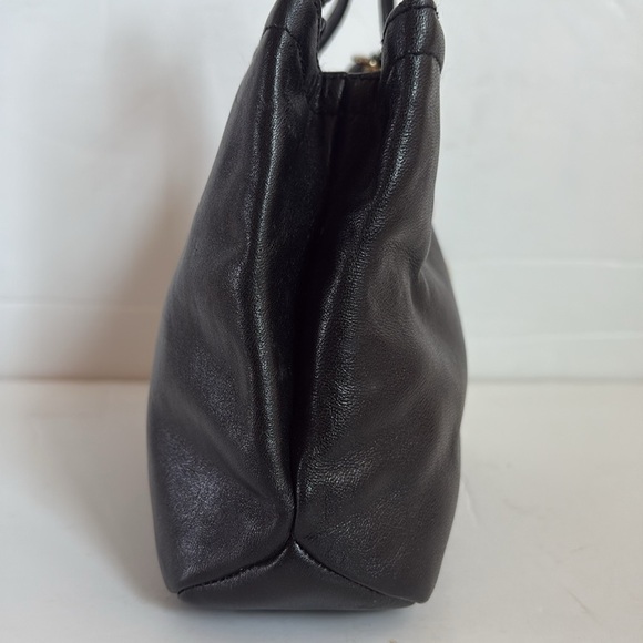 Vintage Liz Claiborne Leather Co. black genuine leather mini purse “After Hours” - Picture 8 of 16
